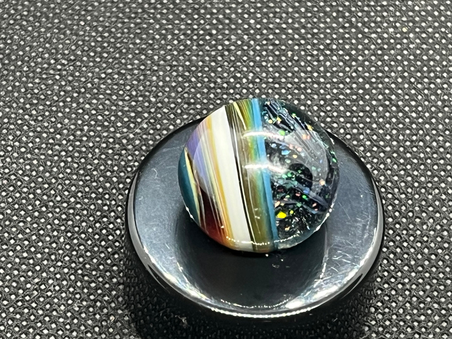 Crushed opal encalmo marble.