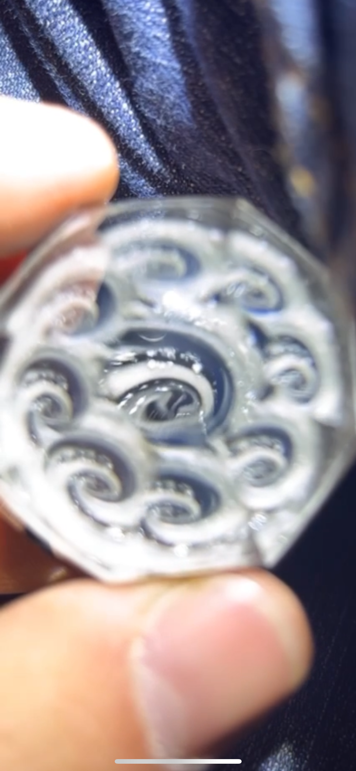 Faceted vortex marble