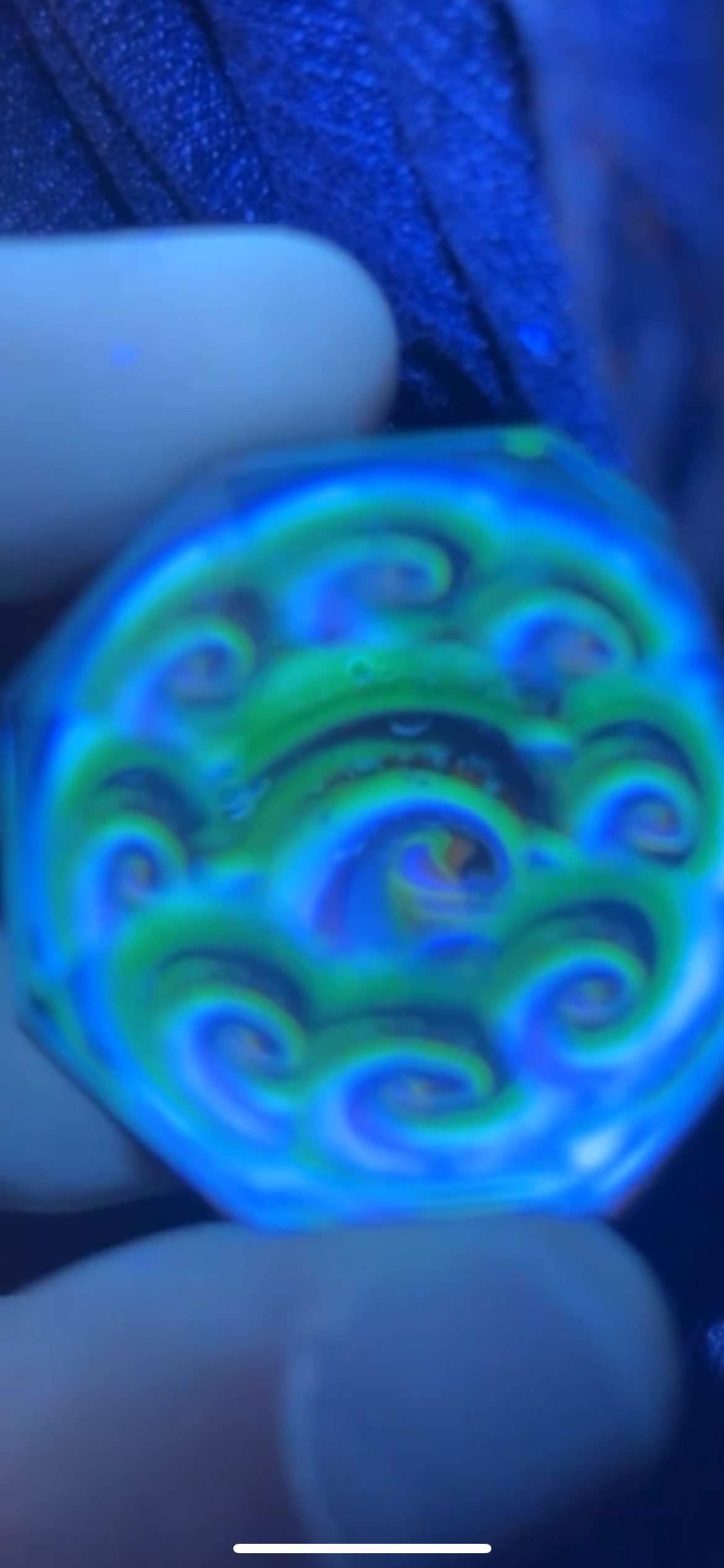 Faceted vortex marble