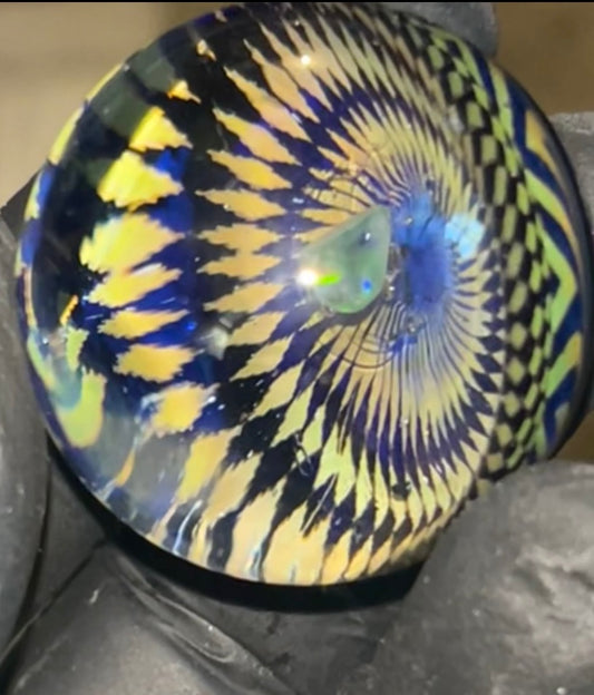 TacoJesusGlass Collaboration Opal encased marble